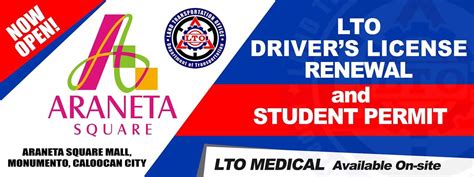 LTO – DLRO ARANETA SQUARE MALL – CONTACT .